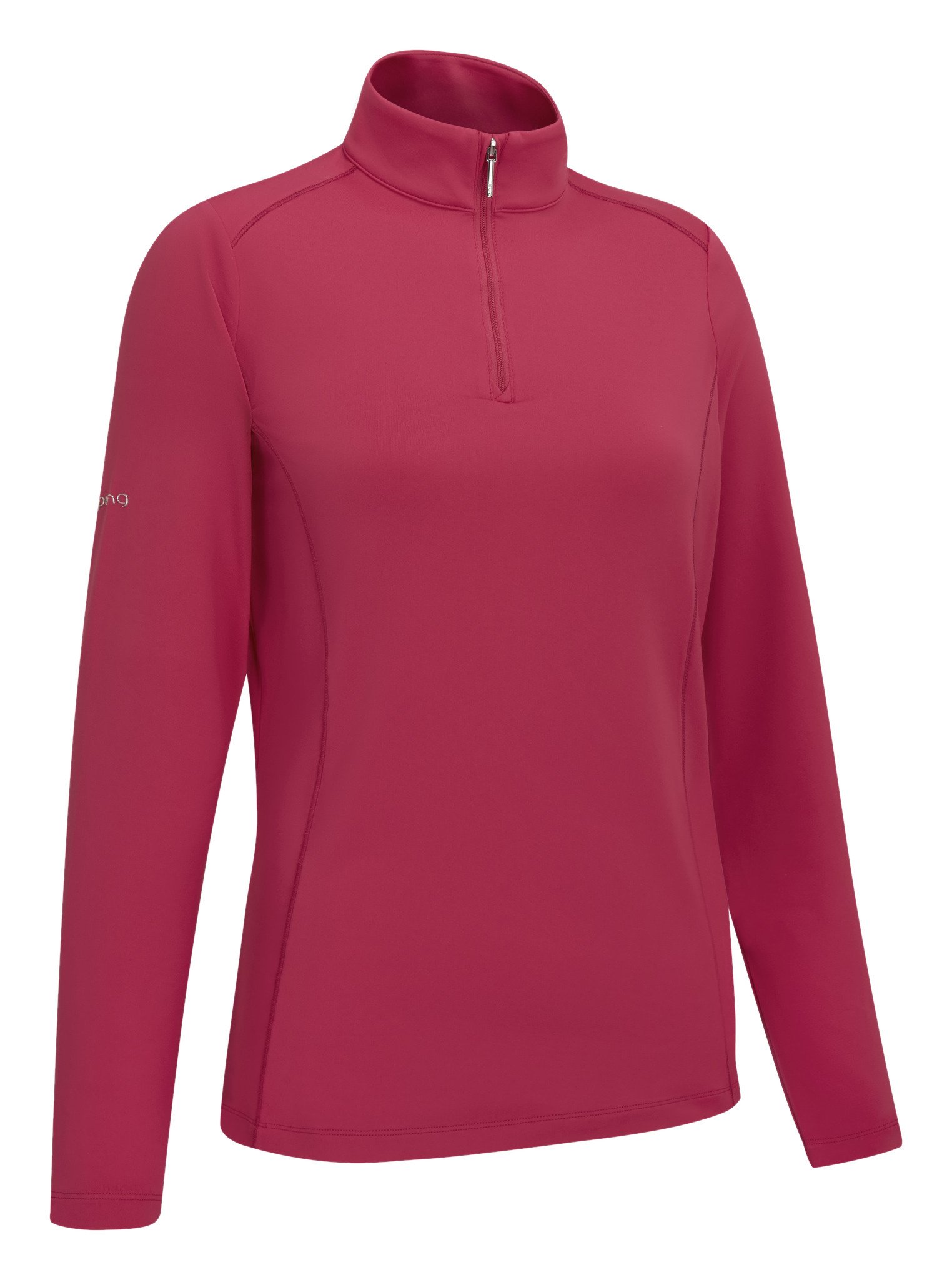 PING Aveline Half Zip damskjorta med lång ärm, freesia