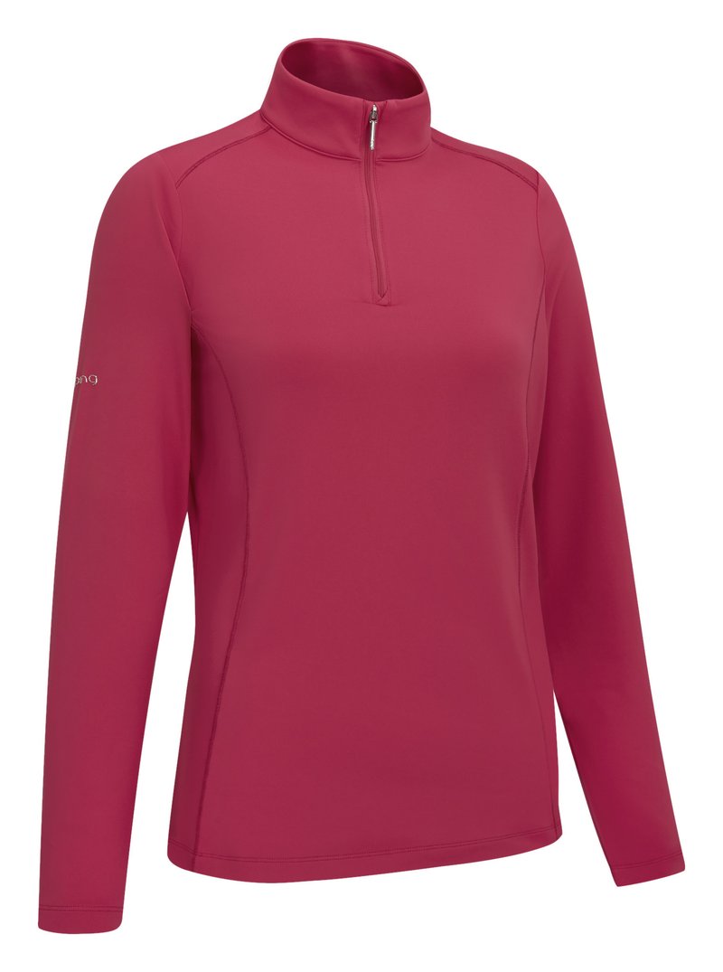 PING Aveline Half Zip damskjorta med lång ärm, freesia