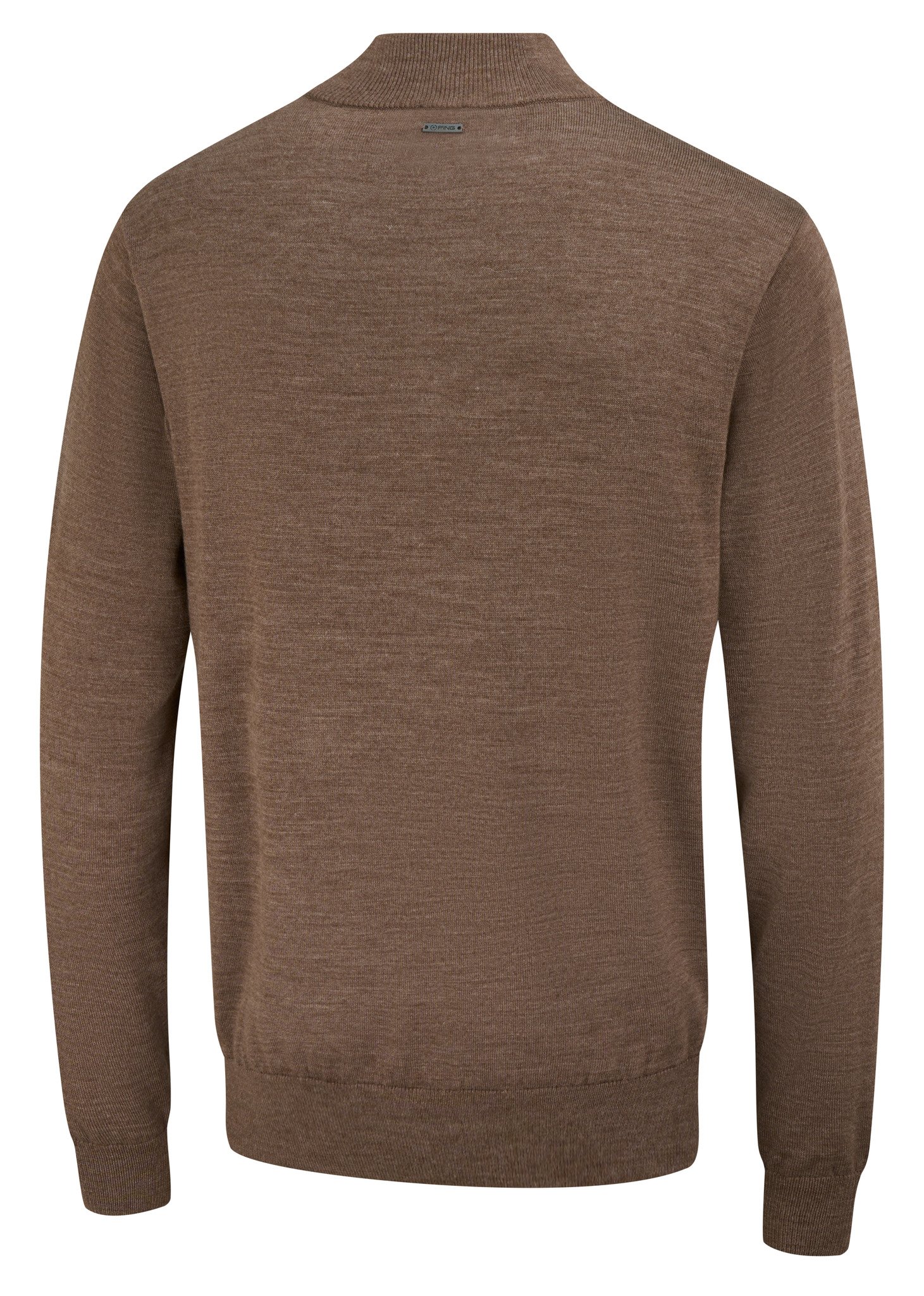 PING Dorset Quarter Zip herr tröja, coffee marl