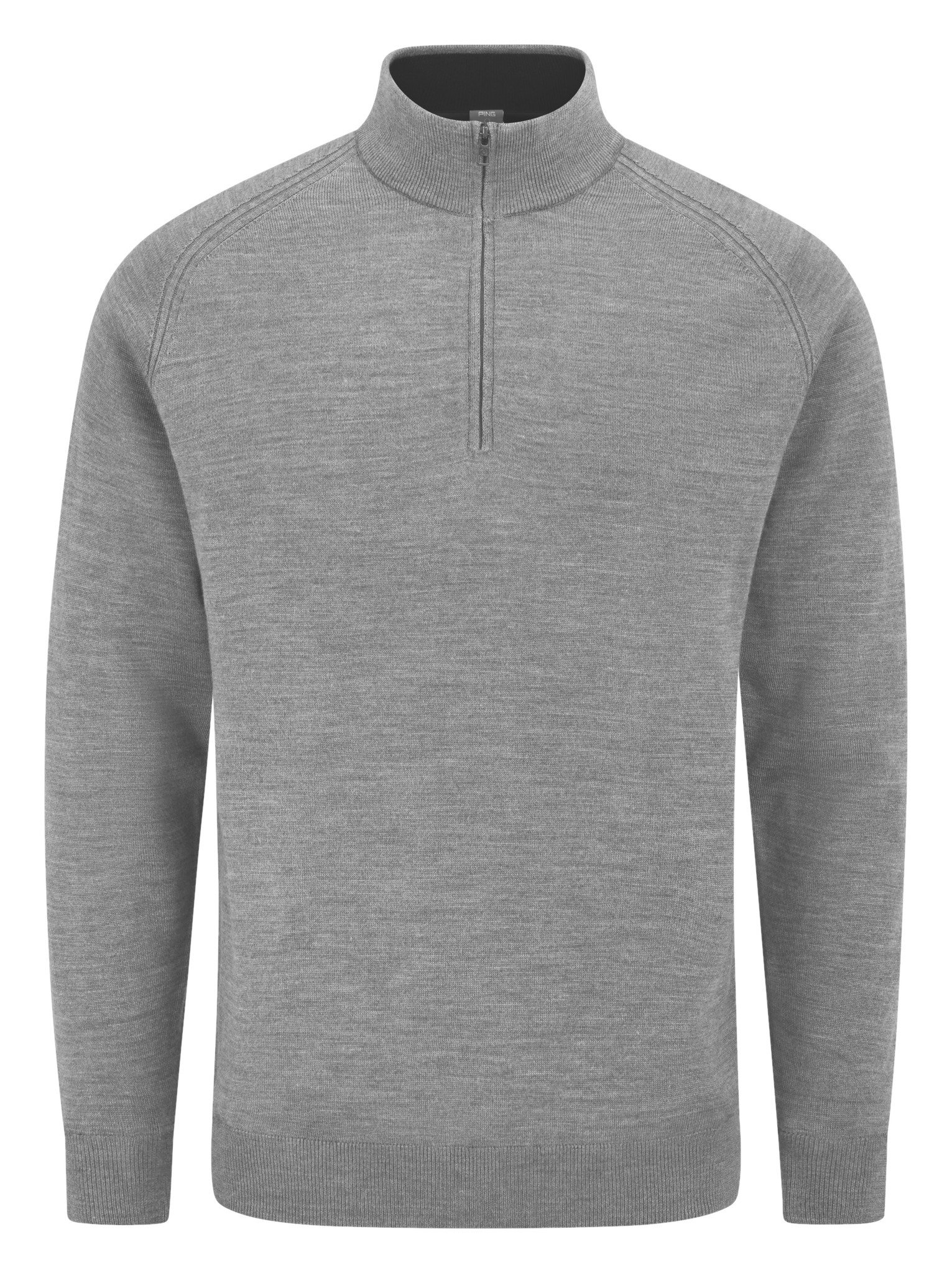 PING Hugh herr midlayer sweatshirt, french grey marl