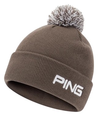 PING Cresting Knit herr vintermössa, coffee