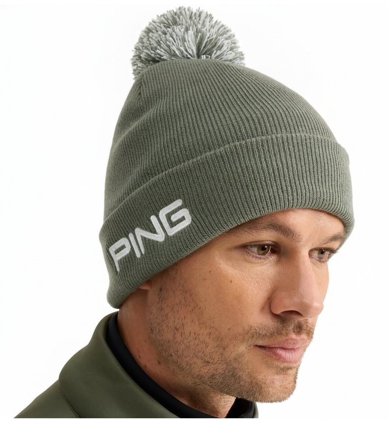 PING Cresting Knit herr vintermössa, laurel