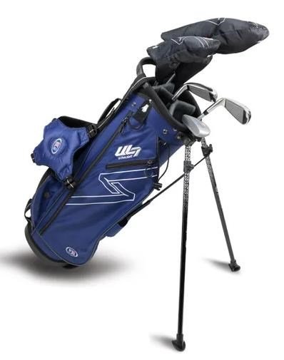 U.S. Kids Golf UL7-54 (137cm) W15 junior golfset, grafit, stand bag, navy