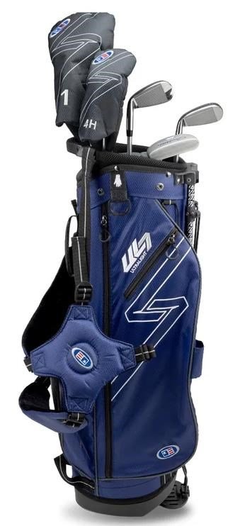 U.S. Kids Golf UL7-54 (137cm) W15 junior golfset, grafit, stand bag, navy