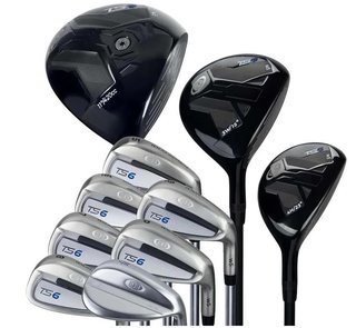 U.S. Kids Golf TS6-66 (167+cm) 10-Club junior golfset, grafit, +stand bag, navy/white/grey