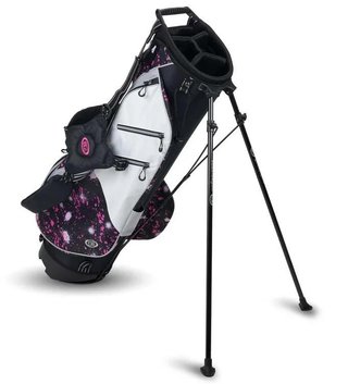U.S. Kids Golf TS6-51 junior ståbag, pink paint splatter
