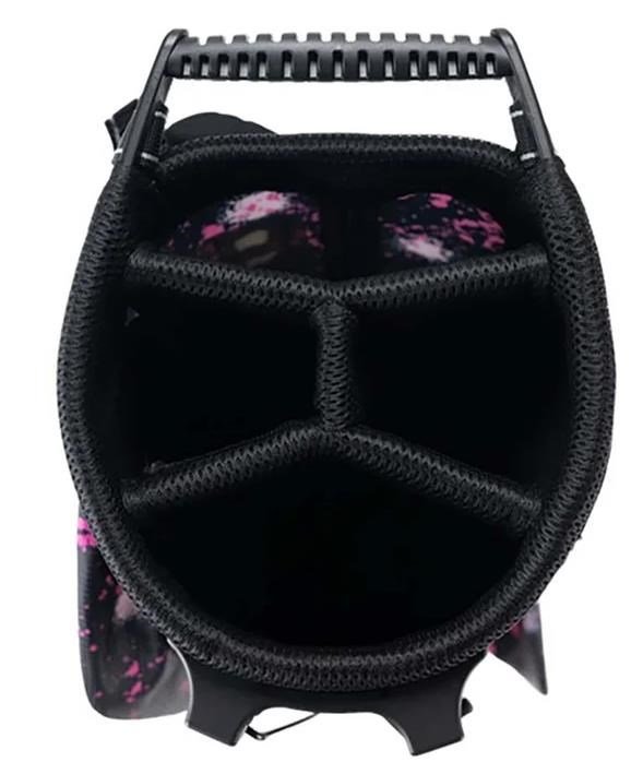 U.S. Kids Golf TS6-60 (152cm) junior stand bag, pink paint splatter