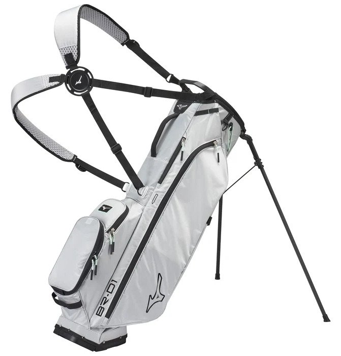 Mizuno BR-D1 stand bag, ljusgrå