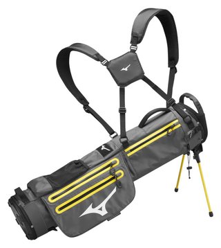 Mizuno BR-D2 stand bag, grå/gul