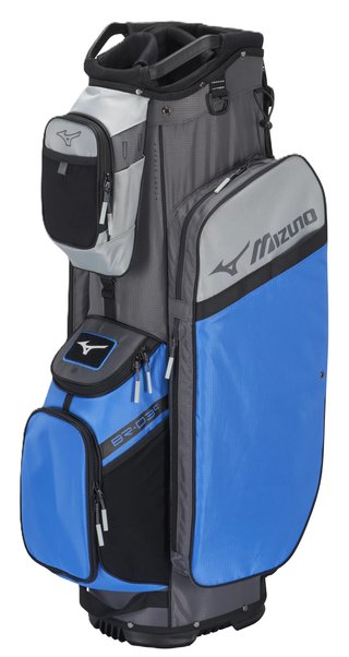 Mizuno BR-D3 cart bag, brilliant blå/grå