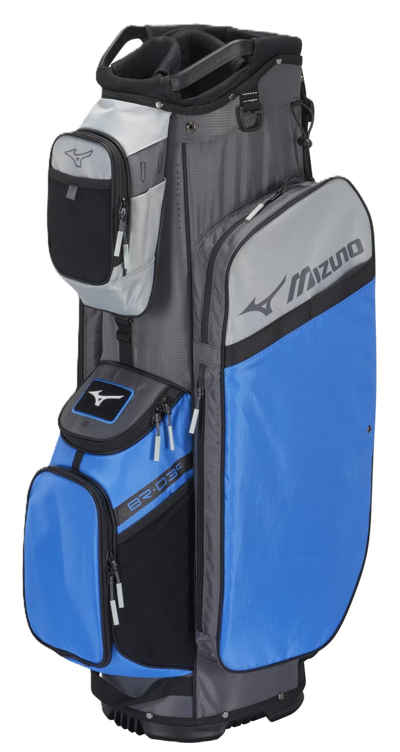 Mizuno BR-D3 cart bag, brilliant blå/grå