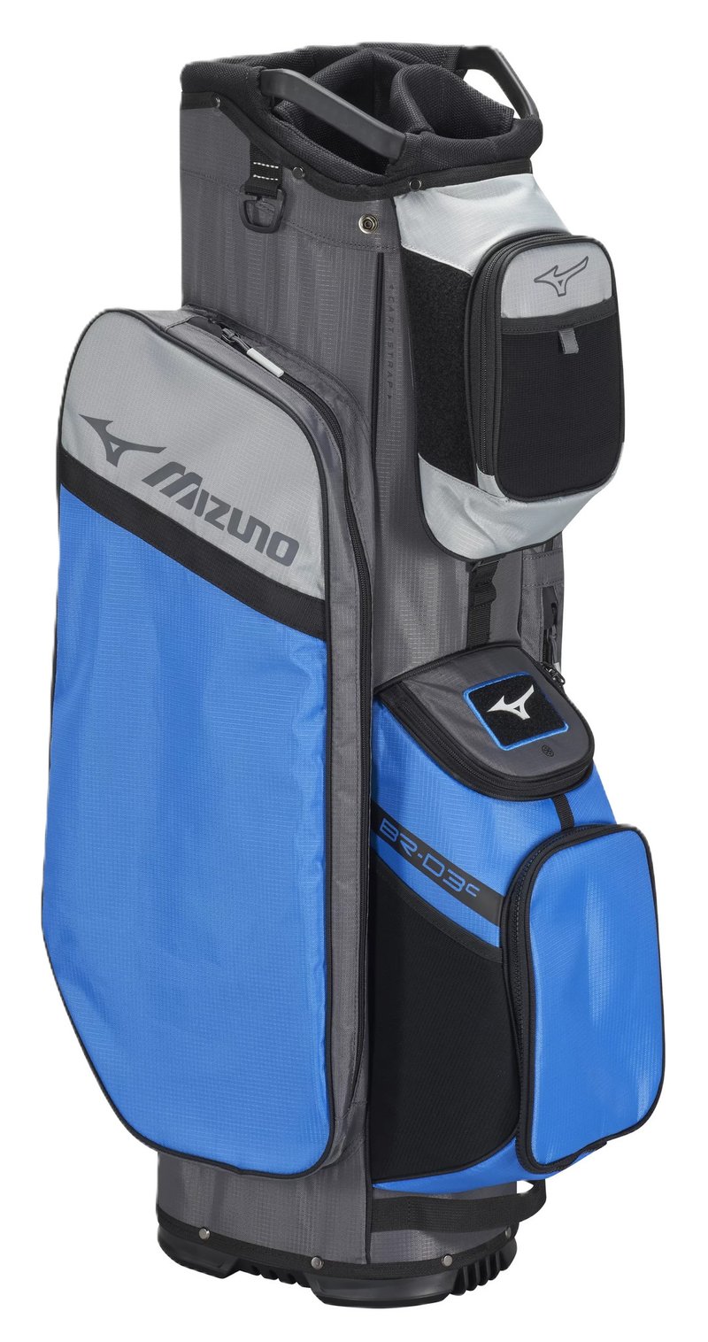 Mizuno BR-D3 cart bag, brilliant blå/grå