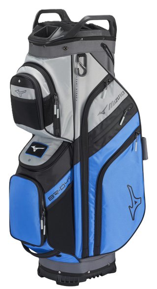 Mizuno 26 BR-D4 cart bag, brilliant blå/grå