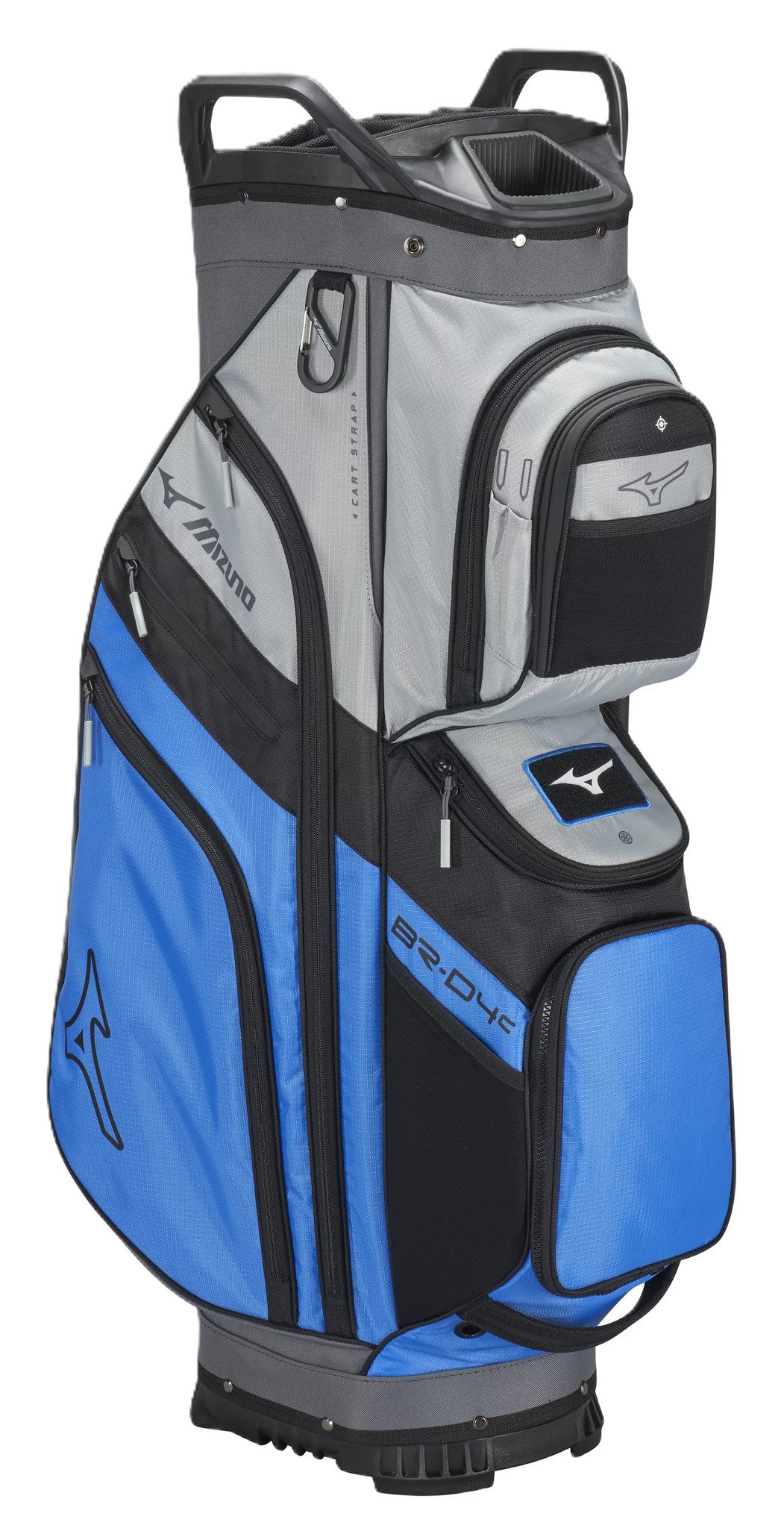 Mizuno 26 BR-D4 cart bag, brilliant blå/grå
