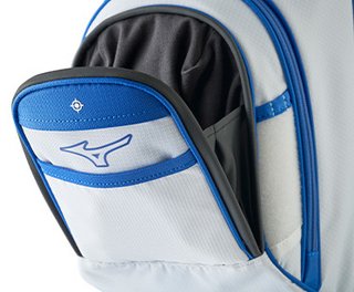 Mizuno 26 BR-D4 cart bag, brilliant blå/grå