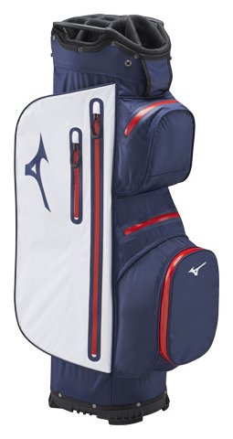 Mizuno BR-DRI cart bag, navy/röd