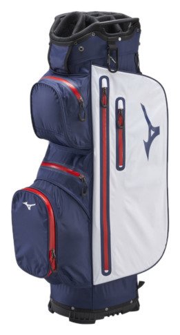 Mizuno BR-DRI cart bag, navy/röd