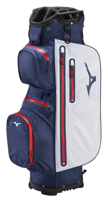 Mizuno BR-DRI cart bag, navy/röd