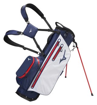 Mizuno BR-DRI stand bag, marinblå/röd
