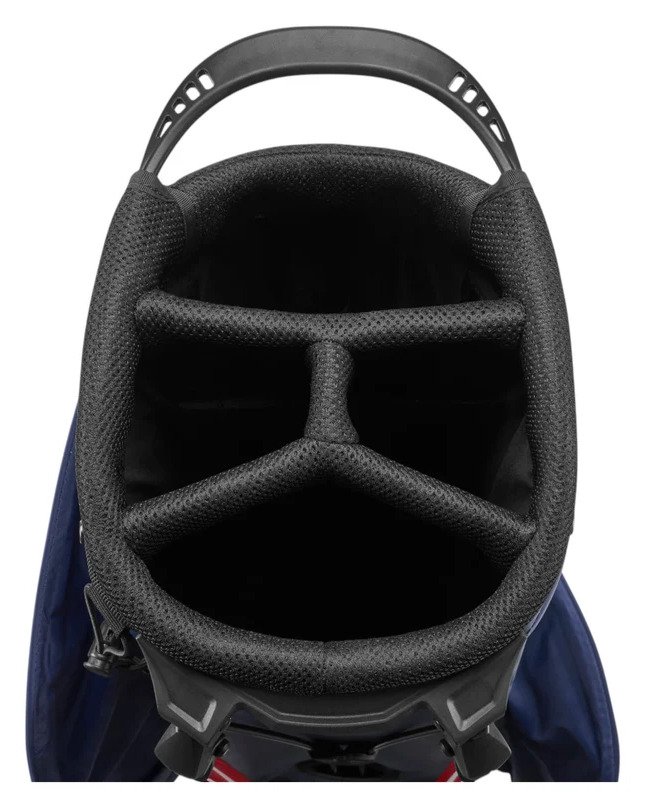 Mizuno BR-DRI stand bag, marinblå/röd