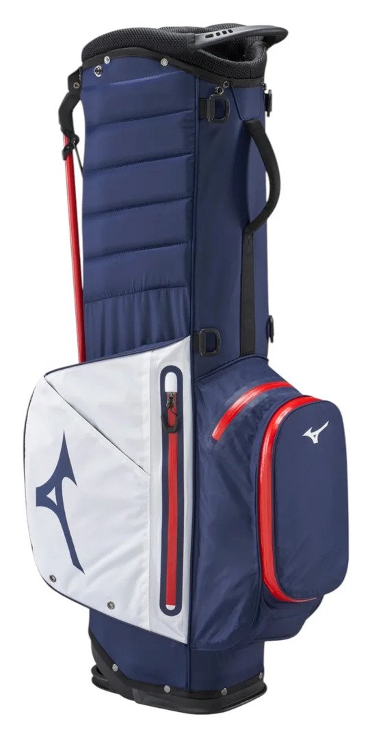Mizuno BR-DRI stand bag, marinblå/röd
