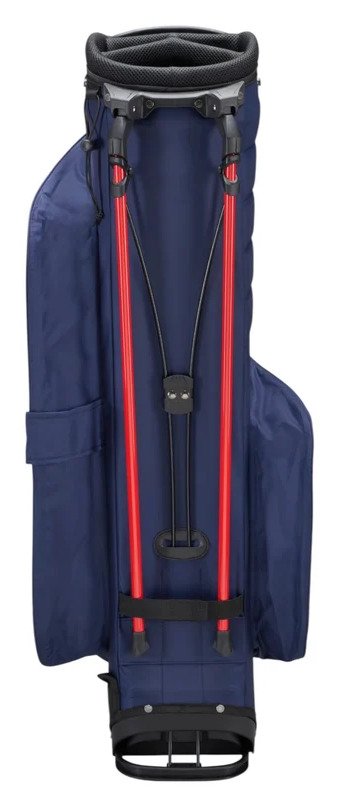 Mizuno BR-DRI stand bag, marinblå/röd