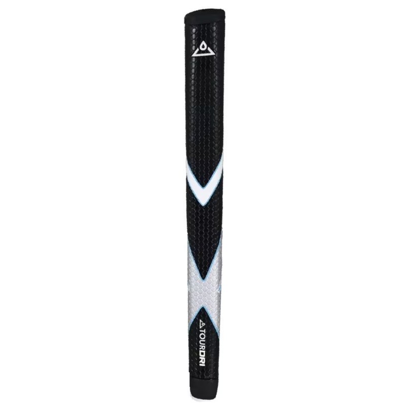 TourDri Midsize PU Putter Grip Black/Silver/Blue putter grip
