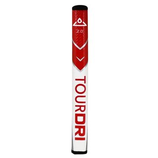 Masters Golf TourDri Flat Putter grip 2.0, röd/medium flat