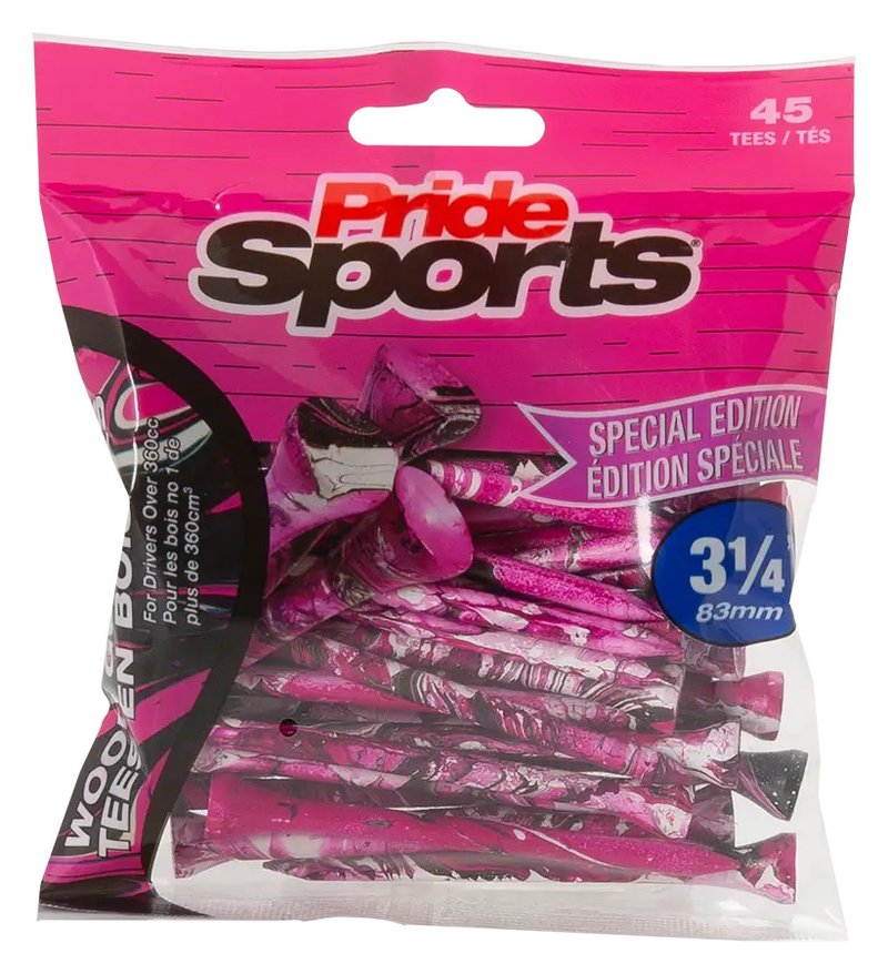 Pride Sports Special Edition Paint Splatter golfpinnar, rosa/svart