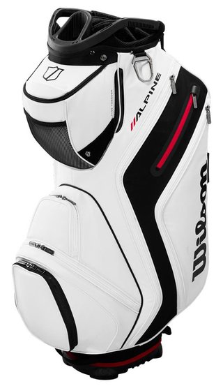 Wilson Alpine cart bag, vit/svart
