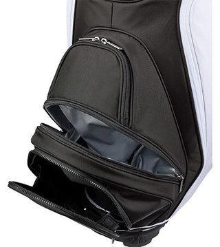 Wilson Alpine cart bag, svart/vit/orange