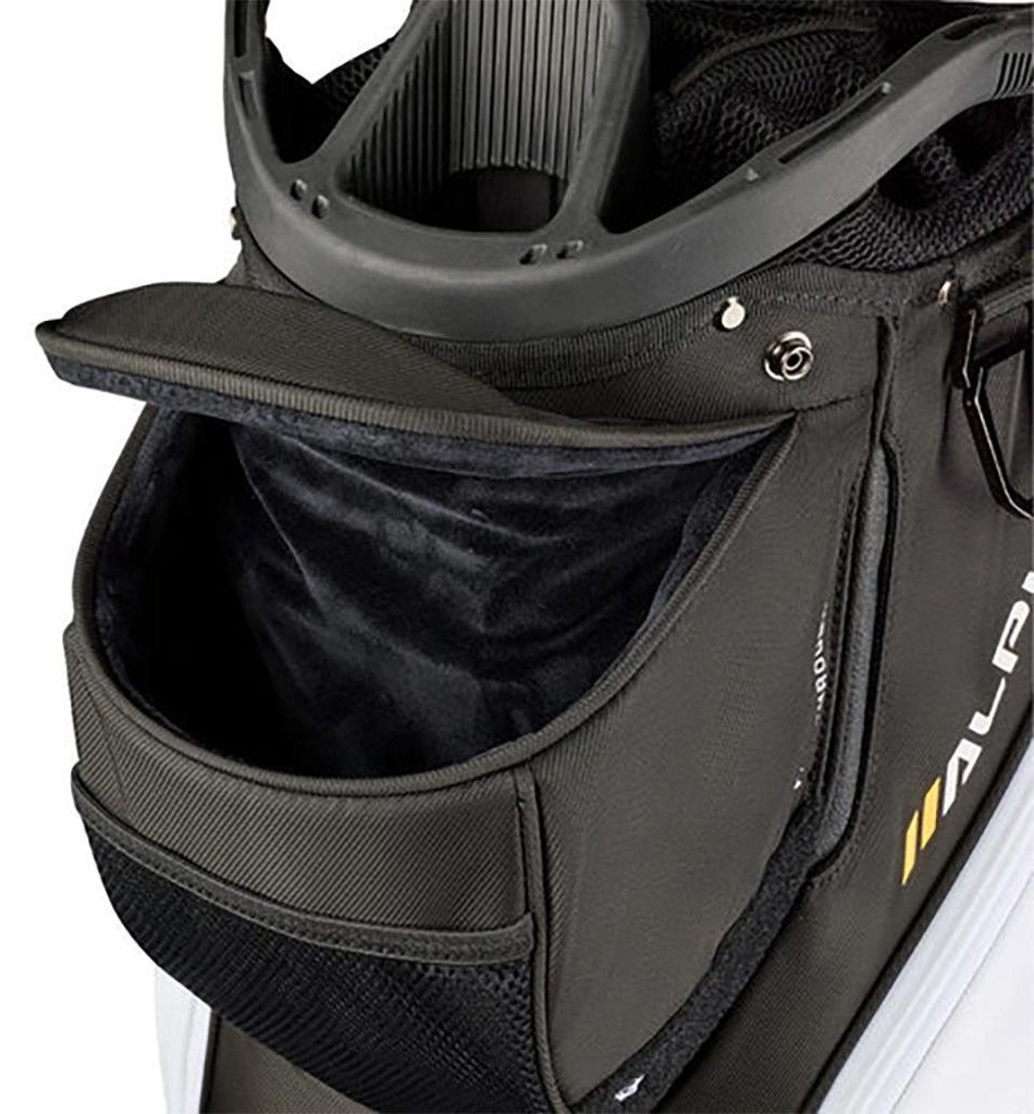Wilson Alpine cart bag, svart/vit/orange
