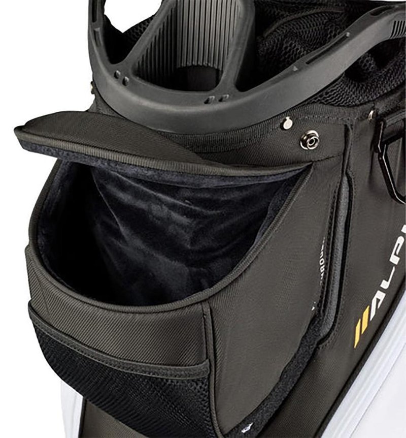 Wilson Alpine cart bag, svart/vit/orange