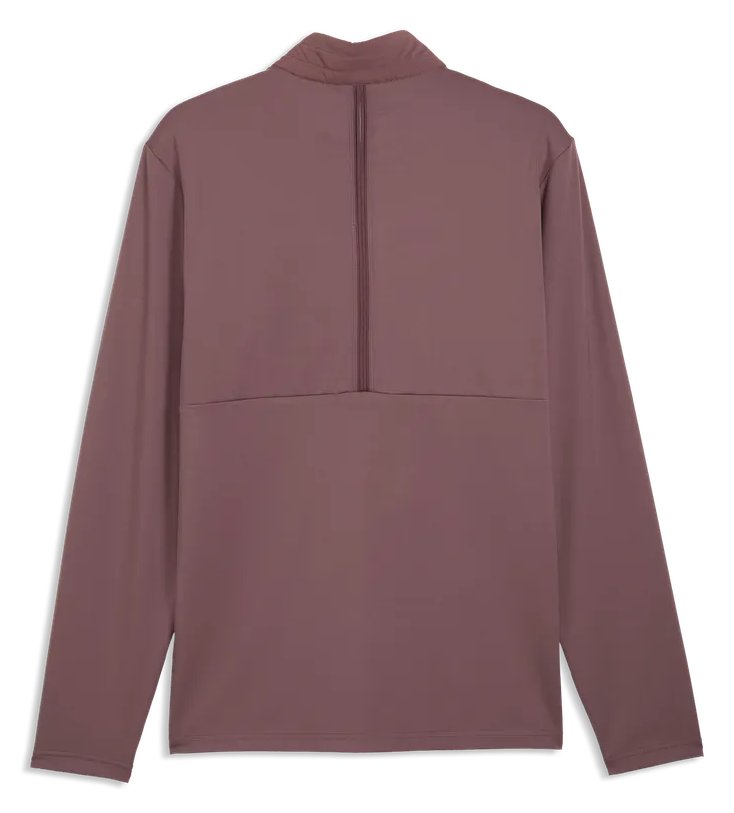 Puma Cloudspun Tech Hybrid 1/2 Zip herr jacka, rich cocoa