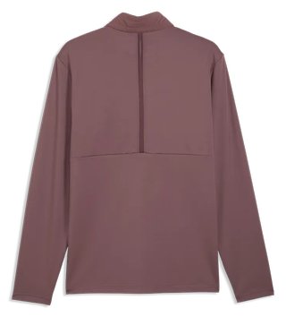 Puma Cloudspun Tech Hybrid 1/2 Zip herr jacka, rich cocoa