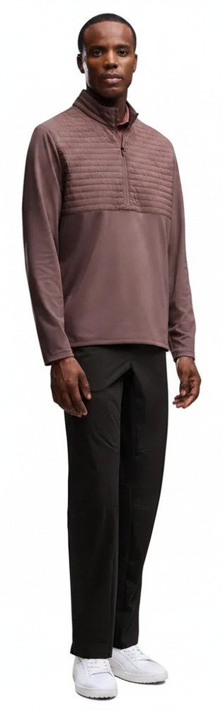 Puma Cloudspun Tech Hybrid 1/2 Zip herr jacka, rich cocoa