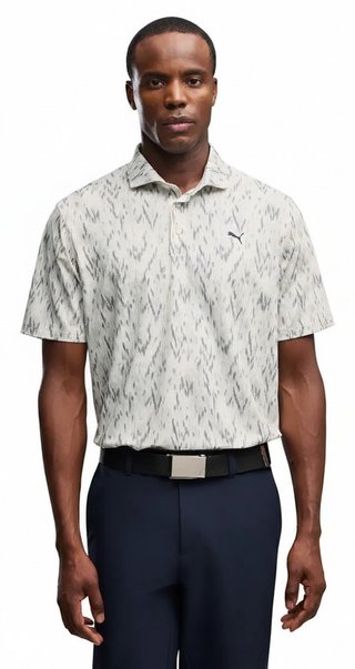 Puma MATTR Northerm Light herr polo, warm white