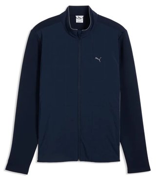 Puma Cloudspun Fleece Hybrid herr jacka, deep navy