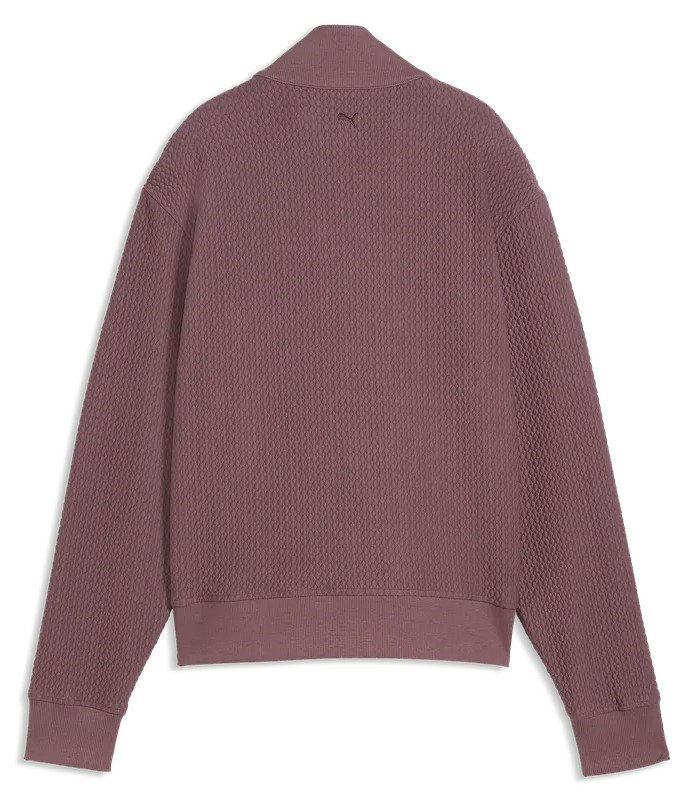 Puma Boulder 1/2 Zip dam sweatshirt, rich cocoa