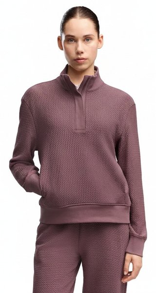 Puma Boulder 1/2 Zip dam sweatshirt, rich cocoa