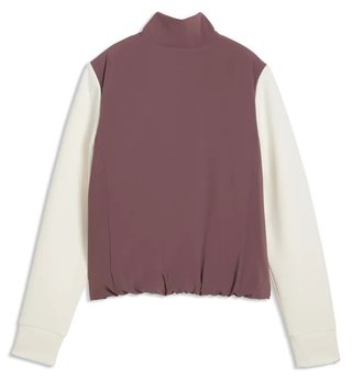 Puma Cloudspun Fleece Hybrid damjacka, rich cocoa/warm white