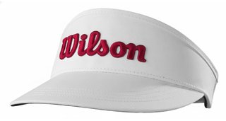 Wilson Tour Visor herr visir, vit/röd