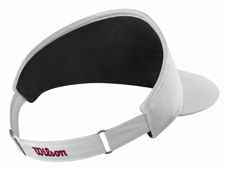 Wilson Tour Visor herr visir, vit/röd