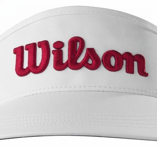 Wilson Tour Visor herr visir, vit/röd