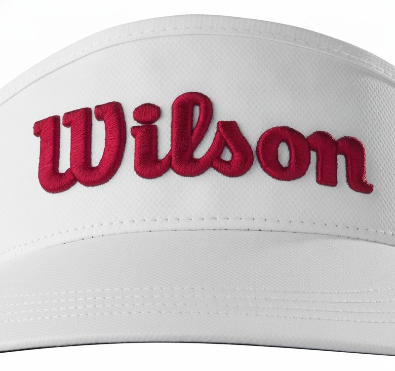 Wilson Tour Visor herr visir, vit/röd