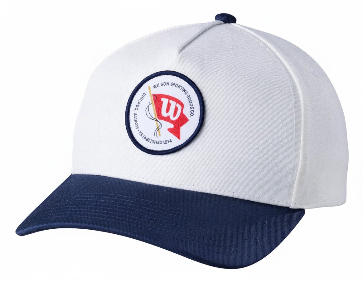 Wilson Vintage Patch herr keps, vit/marinblå