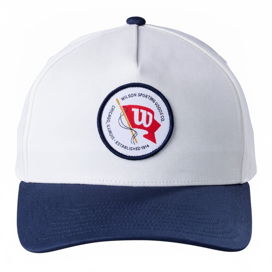 Wilson Vintage Patch herr keps, vit/marinblå