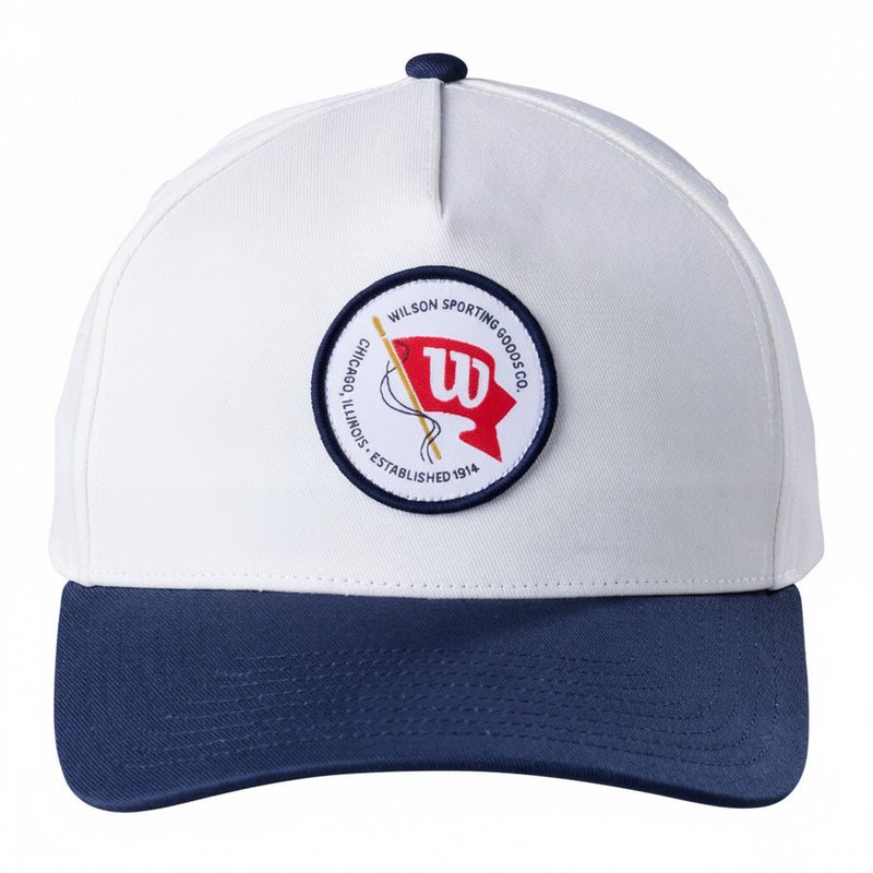 Wilson Vintage Patch herr keps, vit/marinblå
