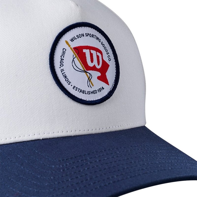 Wilson Vintage Patch herr keps, vit/marinblå
