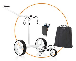 JuStar White Incl. scorecard holder and carry bag STAR-TC elektrisk vagn, vit